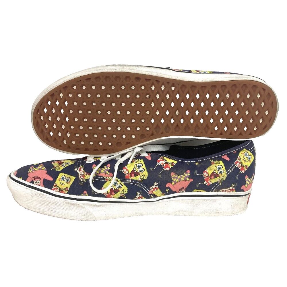 VANS SpongeBob SquarePants x ComfyCush Authentic Aloha Bob-Men's 11-Blue-Patrick